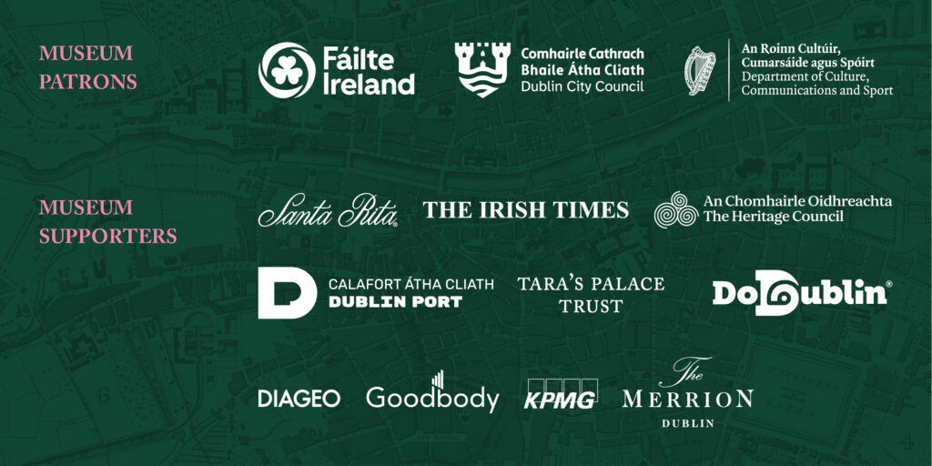 An image showing the logos of different patrons and supporters of the Little Museum.