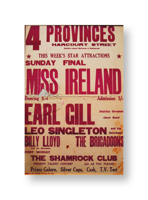 Miss Ireland Poster, 1960s