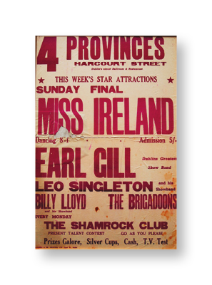 Miss Ireland Poster, 1960s