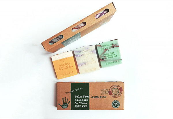 Palm free Irish Handmade soap - the smell is divine.