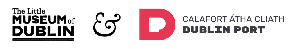 Logos of the Little Museum and Dublin Port alongside each other.